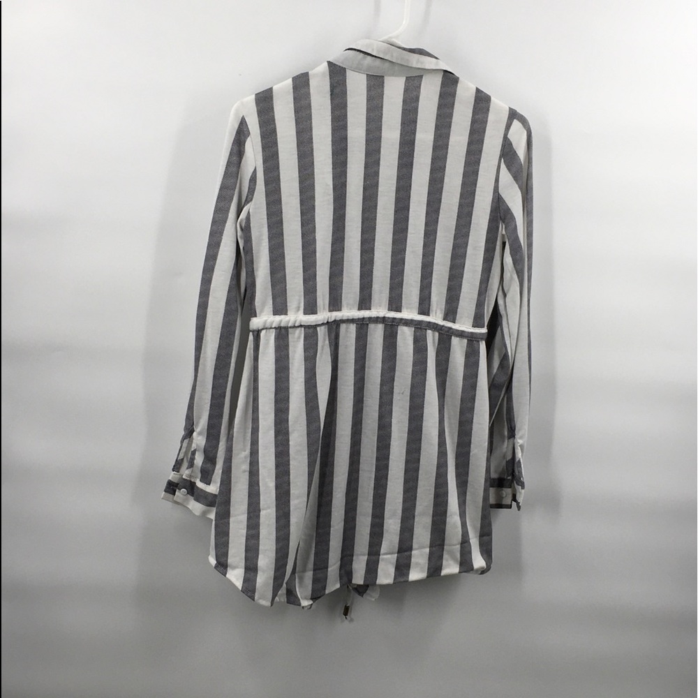 Passport Stripe Button Tie Casu Soft Tunic - image 5